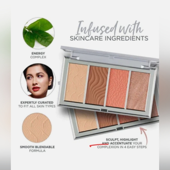 PUR 4 in 1 Perfecting Face Palette in Dark Deep NEW - Picture 12 of 13